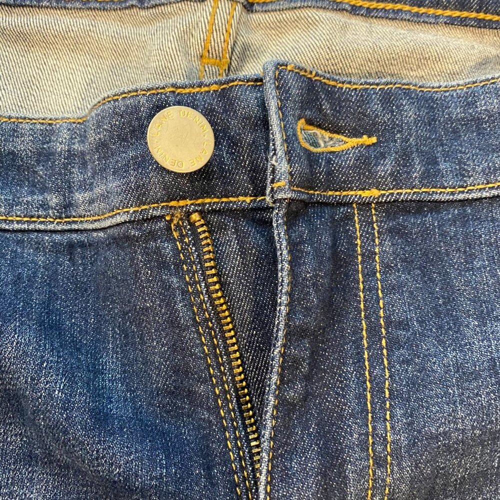 Lane Bryant Boyfriend Denim Capris With Embellished Cuffs SZ 22 - Picture 11 of 16